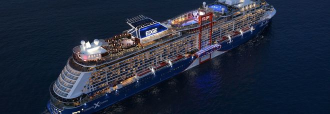 Da Civitavecchia la crociera inaugurale della Celebrity Edge, prima nave creata in 3D
