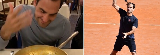 Jannik Sinner e Roger Federer