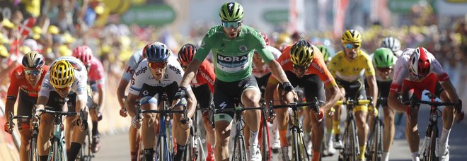 La volata vincente di Peter Sagan