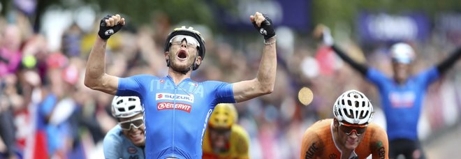 Glasgow, a Trentin la individuale su strada, argento a Van der Poel