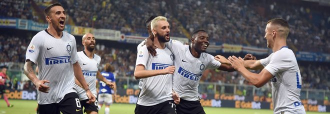 Inter, un'altra vittoria al 94':
Brozovic piega la Sampdoria
