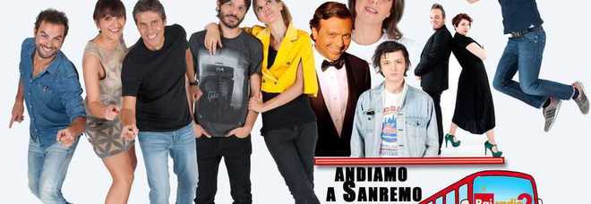 Sanremo, 60 ore di diretta dal pullman di Radio2 con Chiambretti e Barbarossa Sanremo, 60 ore di diretta dal pullman di Radio2 con Chiambretti e Barbarossa