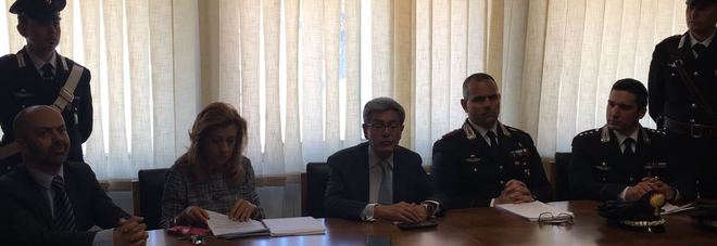 Un momento della conferenza stampa tenutasi a Cosenza Un momento della conferenza stampa tenutasi a Cosenza