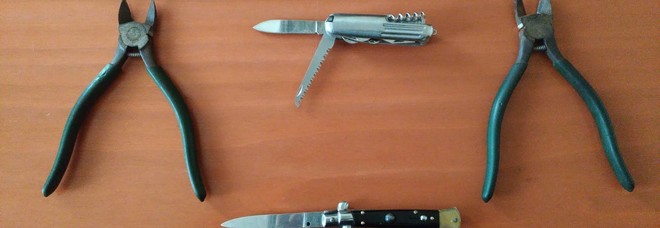 Il materiale sequestrato Il materiale sequestrato