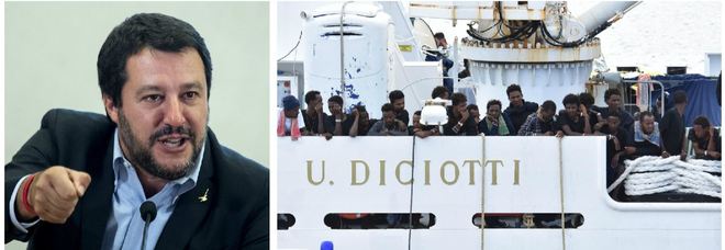 Diciotti, 42 migranti parte civile. Salvini: «Sono medaglie» Diciotti, 42 migranti parte civile. Salvini: «Sono medaglie»