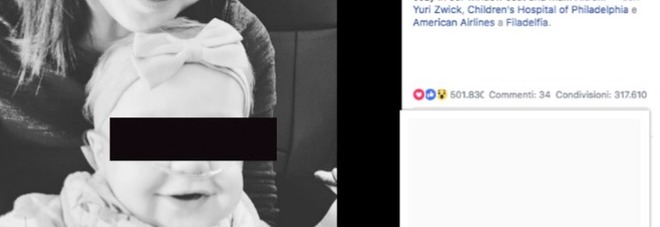 Viaggia in aereo con la figlioletta malata di 11 mesi. Il gesto di uno sconosciuto fa scoppiare la mamma in lacrime Viaggia in aereo con la figlioletta malata di 11 mesi. Il gesto di uno sconosciuto fa scoppiare la mamma in lacrime