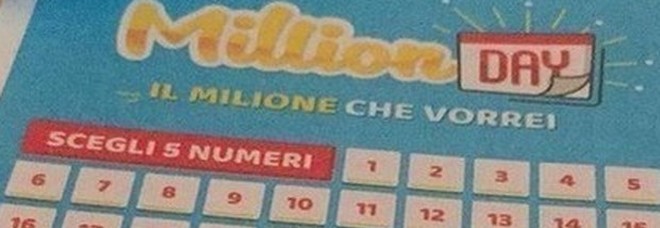 Million Day, estrazione di venerdì 23 agosto 2019: i numeri vincenti