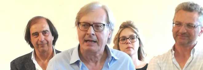 Il sindaco Sgarbi debutta con la fascia: «Chi non conosce Sutri capra è» Il sindaco Sgarbi debutta con la fascia: «Chi non conosce Sutri capra è»