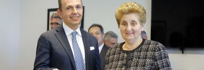 Mariella Enoc in una foto con Paolo Sormani Mariella Enoc in una foto con Paolo Sormani
