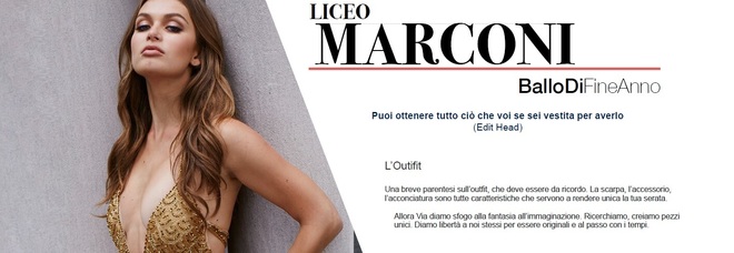 L'invito al ballo di fine anno scolastico del liceo Marconi di Conegliano L'invito al ballo di fine anno scolastico del liceo Marconi di Conegliano