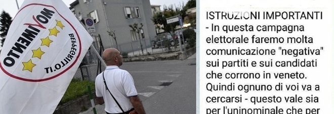 L'ordine ai M5s: fango sui rivali «Nefandezze e foto imbarazzanti» L'ordine ai M5s: fango sui rivali «Nefandezze e foto imbarazzanti»