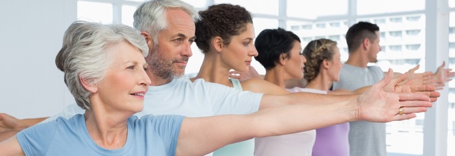 Fitness per adulti, ora
più spazio agli over 50:
si vive più a lungo