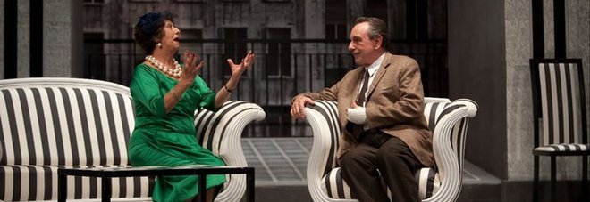Anna Fiorelli con Luca De Filippo in Anna Fiorelli con Luca De Filippo in