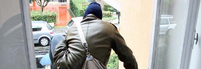 Vede i ladri sul suo terrazzo
che forzano la finestra:
signora urla e li mette in fuga