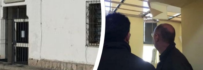 Crolla il tetto della scuola sugli studenti: paura in classe Crolla il tetto della scuola sugli studenti: paura in classe