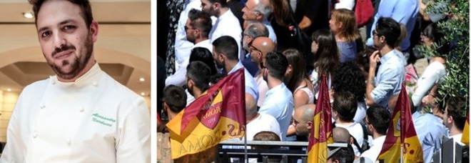 Narducci, bandiere della Roma
e applausi al funerale dello chef
La madre: «Non perdonerò mai» Narducci, bandiere della Roma
e applausi al funerale dello chef
La madre: «Non perdonerò mai»