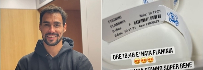 È nata Flaminia, la terzogenita di Flavia Pennetta e Fabio Fognini È nata Flaminia, la terzogenita di Flavia Pennetta e Fabio Fognini