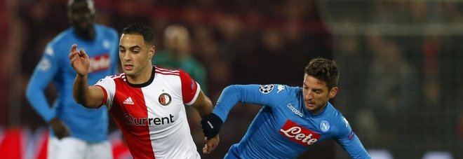 Feyenoord-Napoli 2-1: è l'addio dei partenopei alla Champions