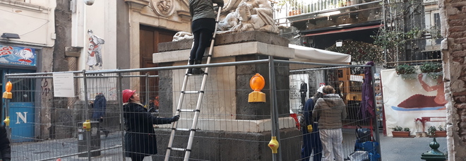 Napoli, Il museo della Cappella Sansevero sostiene il restauro della statua del
Dio Nilo Napoli, Il museo della Cappella Sansevero sostiene il restauro della statua del
Dio Nilo