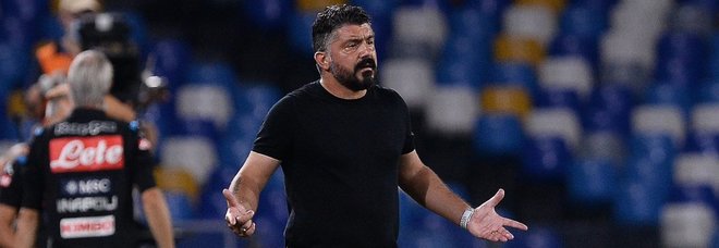 Napoli, Gattuso: «I miei giocatori mi fanno arrabbiare, sprecano troppe chance»