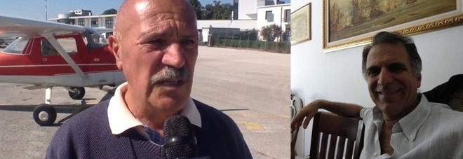 Franco Mura (a sin) e Roberto Vescovo morti nello schianto dell'aereo a Caorle Franco Mura (a sin) e Roberto Vescovo morti nello schianto dell'aereo a Caorle