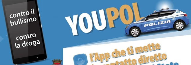 La App YouPol che si scarica sul telefonino La App YouPol che si scarica sul telefonino