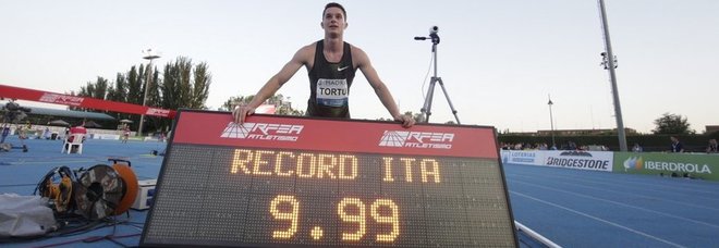 Tortu da record, è il primo italiano sotto i 10" sui 100 Abbattuto "muro" di Mennea - Guarda