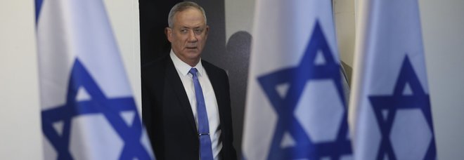 Benny Gantz, leader del partito Blu e Bianco Benny Gantz, leader del partito Blu e Bianco