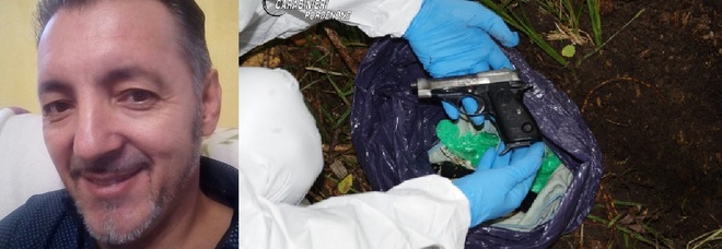 Alessandro Coltro, la vittima dell'omicidio, e l'arma del delitto Alessandro Coltro, la vittima dell'omicidio, e l'arma del delitto