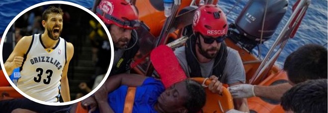 Marc Gasol, il campione da 20 milioni di dollari diventa volontario e salva i migranti: «Troppe persone vengono abbandonate»