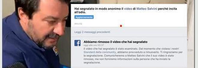 Salvini al citofono, il legale del ragazzo: «Fb ha rimosso il video»