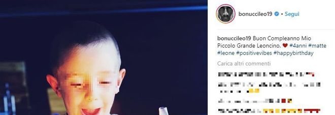 Bonucci pubblica le foto del figlio Matteo per il compleanno, il post scatena le polemiche: ecco perché