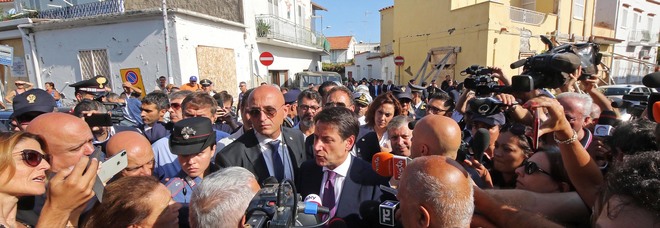 Il premier Conte a Ischia Il premier Conte a Ischia