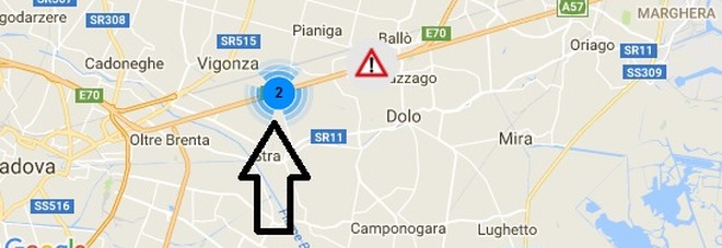 Scontro fra camion e due auto: code chilometriche sulla A4 Scontro fra camion e due auto: code chilometriche sulla A4