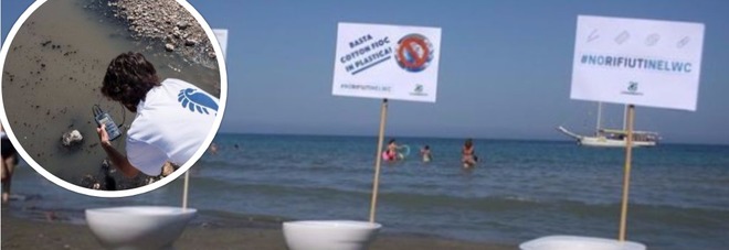 Spiagge italiane piene di rifiuti: trovati 7000 cotton fioc Spiagge italiane piene di rifiuti: trovati 7000 cotton fioc