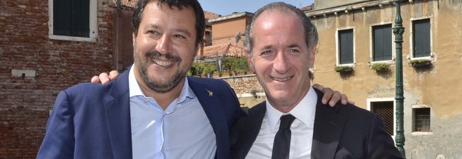 Luca Zaia e Matteo Salvini