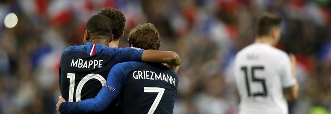 Francia-Germania 2-1: i Bleus vincono in rimonta, tedeschi a un passo dalla Lega B