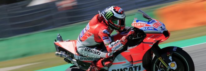 Lorenzo il più veloce nelle seconde libere