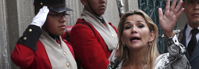 La presidente boliviana Jeanine Anez La presidente boliviana Jeanine Anez