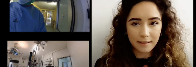 Maddalena Serratore interpreta le riflessioni raccolte da una pediatra infettivologa (dal video youtube)