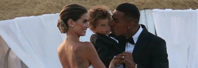 Melissa Satta, Kevin Boateng e il figlio Maddox Melissa Satta, Kevin Boateng e il figlio Maddox