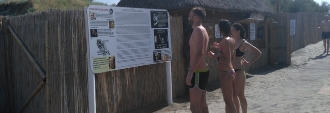 Ordinanza del Prefetto: «Via dalla spiaggia i riferimenti al fascismo» Il vicesindaco: «Condanna politica»