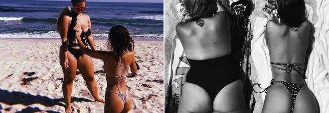 Emily Ratajkowski posa con la modella curvy, pioggia di insulti su Instagram