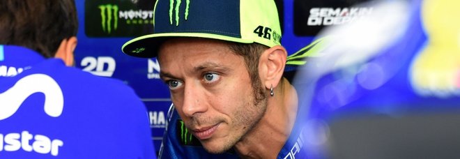 Un deluso Valentino Rossi