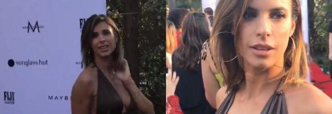 Elisabetta Canalis
super sexy al party
con le dive di Hollywood