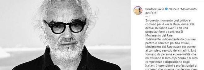 Flavio Briatore scende in politica e lancia il "Movimento del Fare": «Mi metto in gioco»