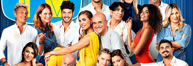 I concorrenti del GFVip3, la conduttrice iIary Blasi e l'opininista Alfonso Signorini I concorrenti del GFVip3, la conduttrice iIary Blasi e l'opininista Alfonso Signorini