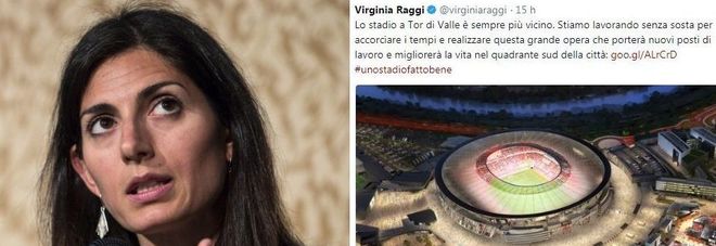 Arresti Stadio Roma, ieri Raggi twittava: grande opera, ci siamo quasi Arresti Stadio Roma, ieri Raggi twittava: grande opera, ci siamo quasi