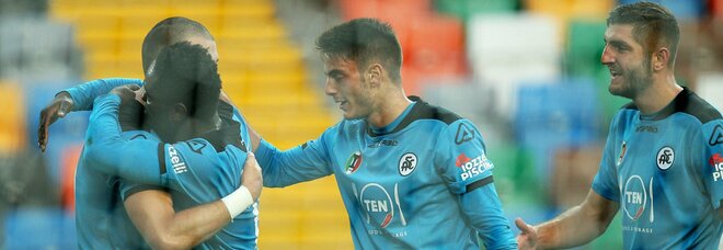 Galabinov a Udine firma la prima storica vittoria dello Spezia in serie A
