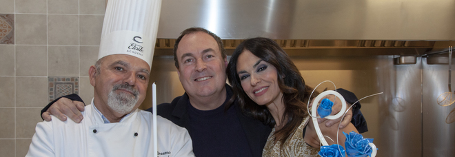 Festa di compleanno a Roma per Giulio Violati e Maria Grazia Cucinotta